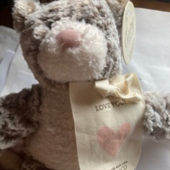 Handmade Plush Giving Mini Giving Bear by Demdaco, brand new, out of the box - Picture 5 of 7